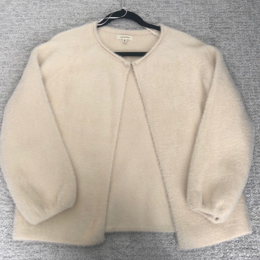 Max Studio light fur coat